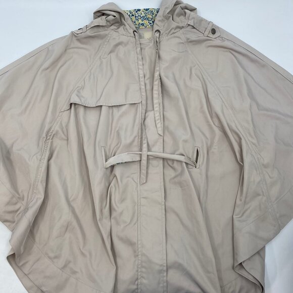 Modcloth Beige Belted Poncho Jacket | Women’s Size S - Picture 5 of 6
